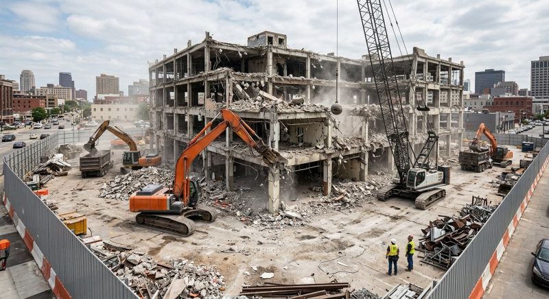 Commercial Building Demolition in Katy, TX