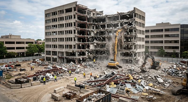 Commercial Building Demolition in Houston, TX