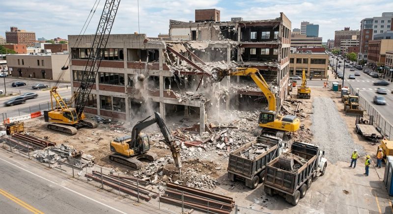 Commercial Site Demolition in Bergen County, NJ